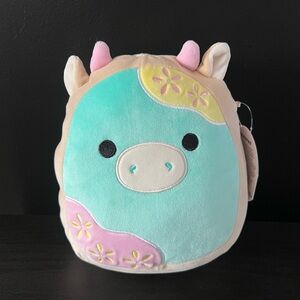 NEW Squishmallows 5” Cornelius The Cookie Cow Flowers Spring Easter